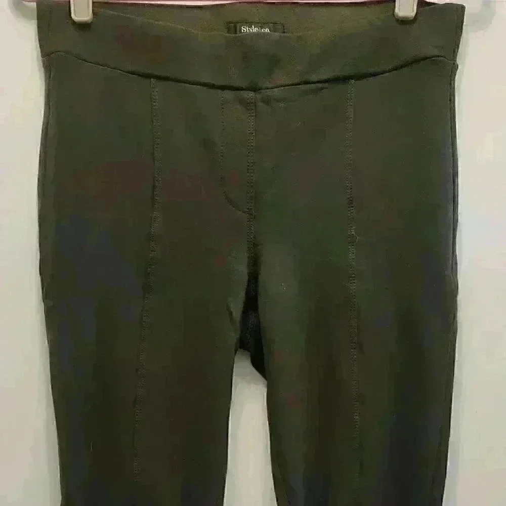 Style & Company Olive Green Leggings